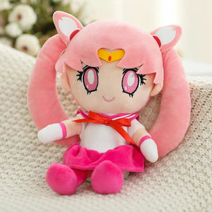 Planet Gates Pink / 25cm Japan Anime Sailor Moon Plush Toys Tsukino Usagi Kaiou Michi Stuffed Doll Girlish Room Decor Stuffed Kawaii Gifts For Girlfriend