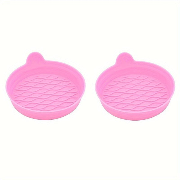 Planet Gates Pink 2pcs/set Car Coaster, For Cup Holder, Silicone Universal Car Coaster, 6 Colors Available