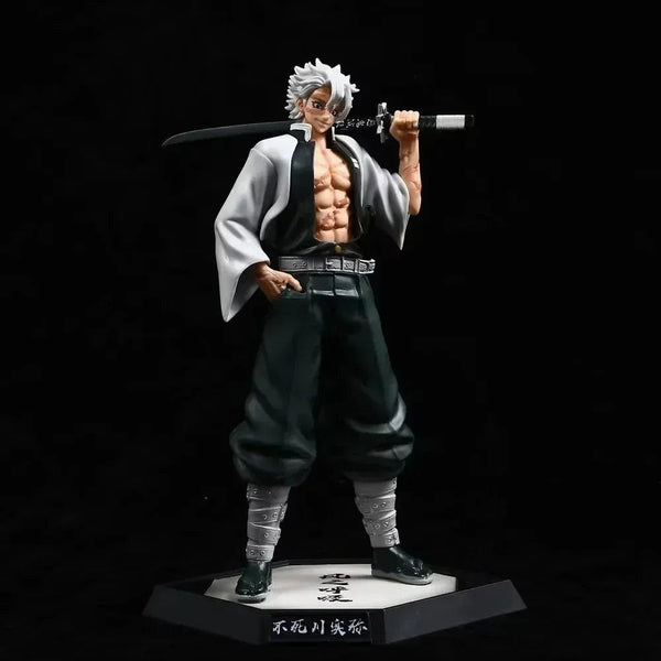 Planet Gates Pink 30cm Demon Slayer Figures Hantengu Anime Figure Himejima Gyoumei Figurine Kimetsu No Yaiba Tomiokagiyuu Statue Gk Pvc Toys Gift