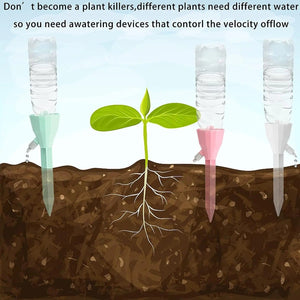 Planet Gates Pink 3pcs Drip Waterer Watering Device Household Timer Waterer Drip Irrigation Travel Water Seepage Sprinkler Automatic Watering Home