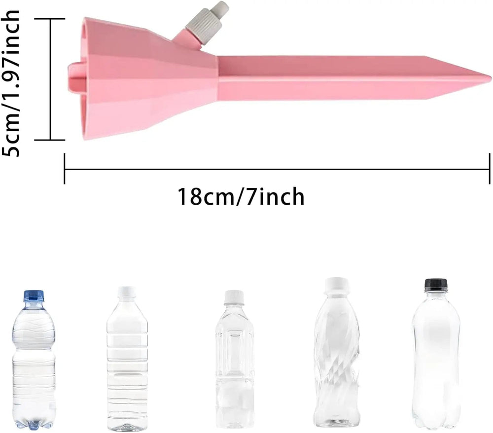 Planet Gates Pink 3pcs Drip Waterer Watering Device Household Timer Waterer Drip Irrigation Travel Water Seepage Sprinkler Automatic Watering Home