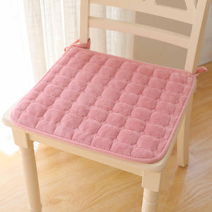 Planet Gates Pink / 40cm*40cm 1pc Flannel Four Seasons Universal Non-slip Chair Cushion For Office Living Room Dining Chair Home Decor