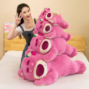 Planet Gates Pink / 40cm 40cm Disney Toy Cute Plush Toys Pillow Cartoon Strawberry Bear Plush Doll Girls Kawaii Anime Bear Stuffed Doll for Kids Gifts