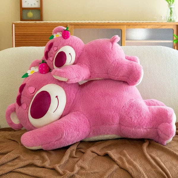 Planet Gates Pink / 40cm 40cm Disney Toy Cute Plush Toys Pillow Cartoon Strawberry Bear Plush Doll Girls Kawaii Anime Bear Stuffed Doll for Kids Gifts