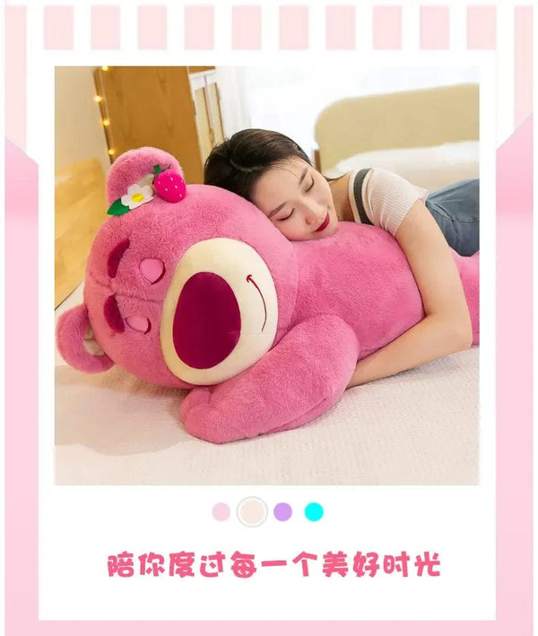 Planet Gates Pink / 40cm 40cm Disney Toy Cute Plush Toys Pillow Cartoon Strawberry Bear Plush Doll Girls Kawaii Anime Bear Stuffed Doll for Kids Gifts