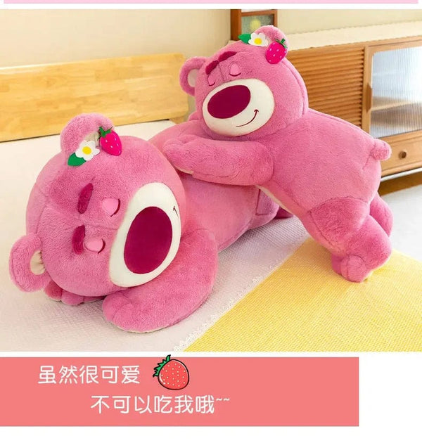 Planet Gates Pink / 40cm 40cm Disney Toy Cute Plush Toys Pillow Cartoon Strawberry Bear Plush Doll Girls Kawaii Anime Bear Stuffed Doll for Kids Gifts