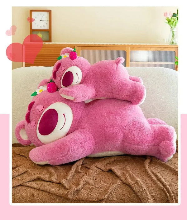 Planet Gates Pink / 40cm 40cm Disney Toy Cute Plush Toys Pillow Cartoon Strawberry Bear Plush Doll Girls Kawaii Anime Bear Stuffed Doll for Kids Gifts