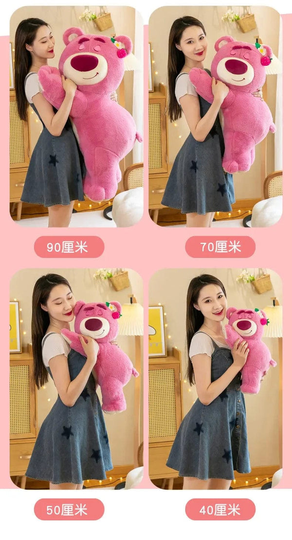 Planet Gates Pink / 40cm 40cm Disney Toy Cute Plush Toys Pillow Cartoon Strawberry Bear Plush Doll Girls Kawaii Anime Bear Stuffed Doll for Kids Gifts