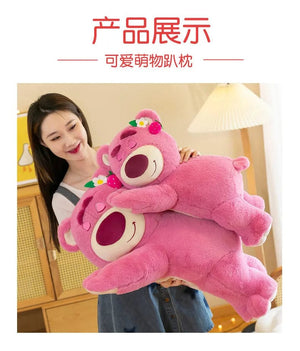Planet Gates Pink / 40cm 40cm Disney Toy Cute Plush Toys Pillow Cartoon Strawberry Bear Plush Doll Girls Kawaii Anime Bear Stuffed Doll Kids Gifts