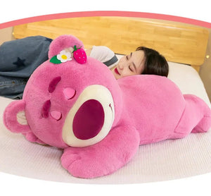 Planet Gates Pink / 40cm 40cm Disney Toy Cute Plush Toys Pillow Cartoon Strawberry Bear Plush Doll Girls Kawaii Anime Bear Stuffed Doll Kids Gifts