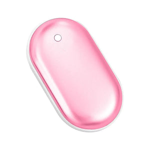Planet Gates pink 5200mAh Hand Warmer Power Bank 2 In 1 USB Rechargeable Handy Warmers Winter Handheld Warmers Heater Electric Heater Warmer