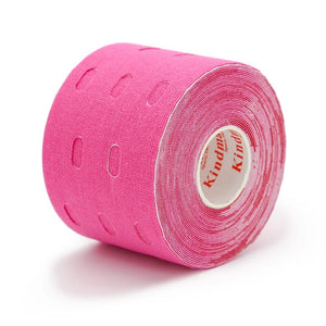 Planet Gates Pink / 5CMx5M / CHINA Kindmax Hole Kinesiology Tape Knee Pads for Body Sport Elastic Athletic Tape for Muscle Support Strain Injury Pain Relief