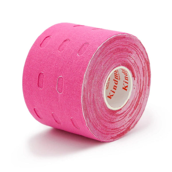 Planet Gates Pink / 5CMx5M / CHINA Kindmax Hole Kinesiology Tape Knee Pads for Body Sport Elastic Athletic Tape for Muscle Support Strain Injury Pain Relief