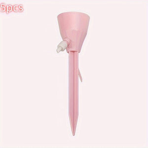 Planet Gates pink / 5pcs 2/5pcs Adjustable Self-watering Automatic Drip Irrigation System, Lazy Dripper, Green Plant Steward, Automatic Dripper Device For Plants, Flowers, Greenhouses, Gardens, Suitable For Gardens, Courtyards, Landscapes.