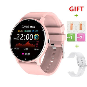 Planet Gates Pink A / CHINA New Bluetooth Call Smart Watch Men Fitness Tracker Heart Rate Sleep Monitoring Sport Waterproof Smartwatch Women For Android IOS