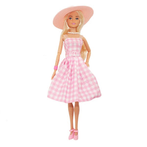 Planet Gates Pink A-Female / Doll with Clothes New 30cm Height Female/ Male Doll Couple Doll with Clothes Suit Dress Up Toys for Children