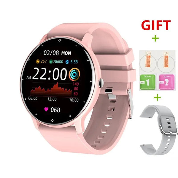 Planet Gates Pink B / CHINA New Bluetooth Call Smart Watch Men Fitness Tracker Heart Rate Sleep Monitoring Sport Waterproof Smartwatch Women For Android IOS