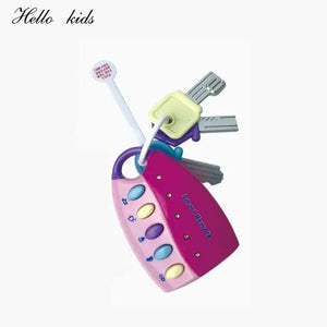 Planet Gates Pink Baby Toy Musical Car Key Vocal Smart Remote Car Voices Pretend Play Educational Toys For Children Baby Music Toys