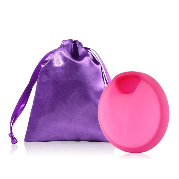 Planet Gates Pink Bag Set / L 2023 New Menstrual Disk Period Disc Menstrual Collector Silicone Cup Period Cup Feminine Care Tampon Health Beauty Menstrual Cup