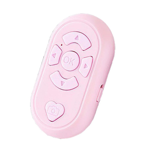 Planet Gates Pink Bluetooth-compatible Wireless Remote Control Phone Selfie Video Controller For Android Ios Remote Button Rechargeable Type-C