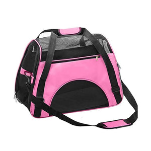 Planet Gates Pink Cat Carrier Soft-Sided Pet Travel Carrier for Cats, Dogs Puppy Comfort Portable Folding Pet Carrier
