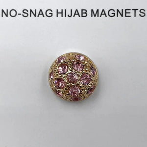 Planet Gates Pink / CHINA Premium 1 Pair Triangle Strong Magnet Hijabs Clip Accessories Muslim Women's Safety No Hole Fixed Turban Scarf Pins Brooches