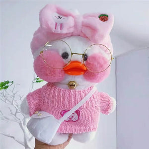 Planet Gates pink clothes / CHINA 30cm Pato Plush Lalafanfan Duck Cute Stuffed Toys yellow Duck Hug  Flifan Duck Kawaii Plushes Animal Plushies Pillow Soft Toy