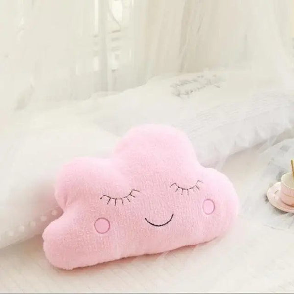 Planet Gates pink cloud New Stuffed Cloud Moon Star Raindrop Plush Pillow Soft Cushion Toys For Children Baby Kids Girl Christmas Gift Room Car Decor