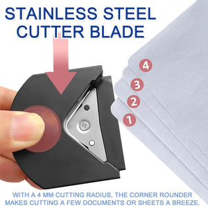 Planet Gates Pink Corner Rounder R4 Corner Punch Portable Paper Trimmer Cutter For Cards Photo Cutting DIY Craft Scrapbooking Tools