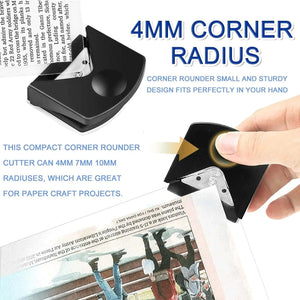Planet Gates Pink Corner Rounder R4 Corner Punch Portable Paper Trimmer Cutter For Cards Photo Cutting DIY Craft Scrapbooking Tools