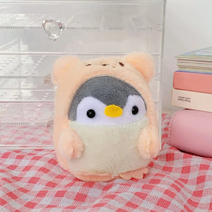 Planet Gates pink Cute Penguin Plush Doll KeyChain Cartoon Animal Penguin Stuffed Toy Kawaii Girl Car Key Chain Couple Pendant Children Gifts