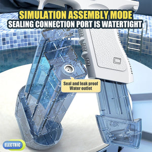 Planet Gates Pink-Drum plate Electric Water Gun Toys Bursts Children's High-pressure Strong Charging Energy Water Automatic Water Spray Children's Toy Guns