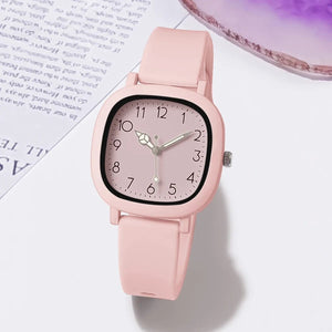 Planet Gates Pink Fashion Women Watch Silicone Quartz Wristwatches For Women Clock Christmas Gift Valentine's Day Ladies Watches Reloj Mujer