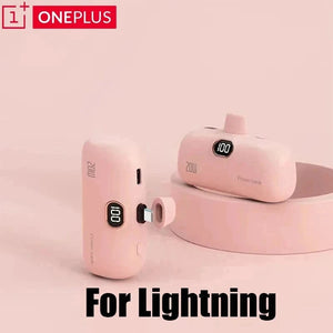 Planet Gates Pink For iPhone / 10000mAh OnePlus 30000mAh Mini Portable Power Bank Capsule Mobile Power Supply Emergency External Battery Fast Charger For iPhone Xiaomi