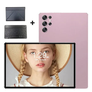 Planet Gates Pink Full set / 16GB  1TB Original New Tablet Ultra Pad 2024 16G+1TB Android 13 Tablet PC 12 Inch Snapdragon 8 gen2 WIFI 5G tablets Learning entertainment