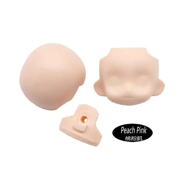 Planet Gates Pink Head OB11 Body or GSC Head Pink/ Normal/ White/ Coffe Skin Body 1/12 Bjd Doll Accessories Dress Up Toys Gift