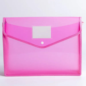 Planet Gates pink horizontal A4 File Folder Stationery Storage Folder Waterproof File Organizer Folders Pvc Bag Portfolio Paper Storage Office Organizers