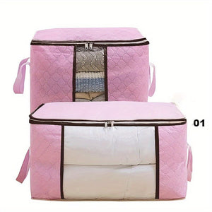 Planet Gates pink / Horizontal Organize Your Closet with This Large Storage Bag - Reinforced Handle, Clear Window, and Sturdy Zippers! Bedroom Accessories