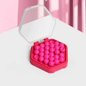 Planet Gates pink IQ Mini Bead Board Game Educational Learning Pocket Game Toys Stress Reducing Toys Self-Created Challenges Logic Game 7 to Adult
