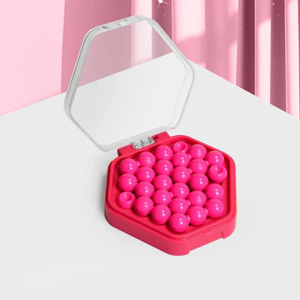 Planet Gates pink IQ Mini Bead Board Game Educational Learning Pocket Game Toys Stress Reducing Toys Self-Created Challenges Logic Game 7 to Adult