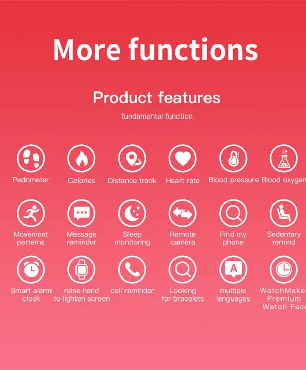 Planet Gates Pink Kids Smartwatch Children Sports Fitness Watches For Boys Girls Waterproof Heart Rate Monitor Clock Child Smart Watch For Xiaomi