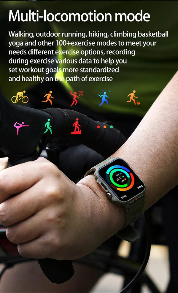 Planet Gates Pink LIGE Smartwatch 1.95 Inch Screen Health Monitoring Watches IP68 Waterproof Sport Fitness Smart Watch For Men Women Reloj Hombre