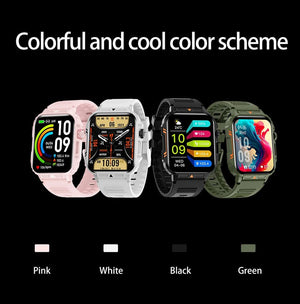 Planet Gates Pink LIGE Smartwatch 1.95 Inch Screen Health Monitoring Watches IP68 Waterproof Sport Fitness Smart Watch For Men Women Reloj Hombre