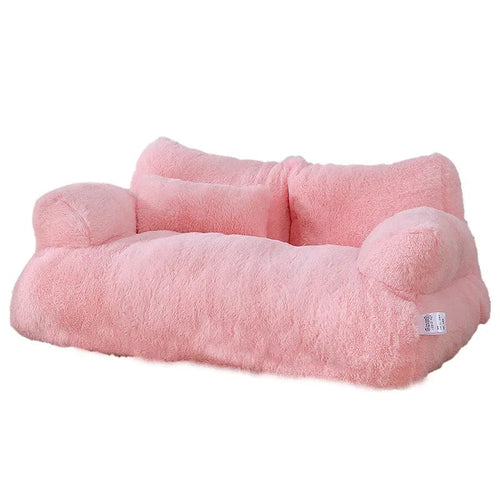 Planet Gates Pink / M-55x38x18cm YOKEE Luxury Cat Bed Super Soft Warm Sofa for Small Dogs Detachable Washable Non-slip Kitten Puppy Sleeping House Pet Supplies