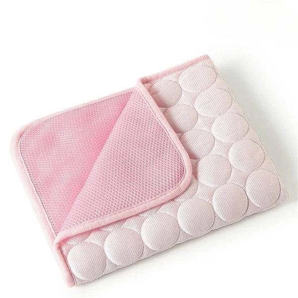 Planet Gates pink / M 62x50cm Dog Mat Cooling Summer Pad For Dogs Cat Blanket Sofa Breathable Pet Bed Washable For Small Medium Large Dogs