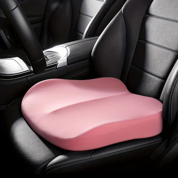 Planet Gates Pink Memory Foam Car Seat Pad, Car Seat Cushions For Driving, Office Chair Seat Cushion For Longer And Comfortable Sitting