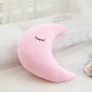 Planet Gates pink moon New Stuffed Cloud Moon Star Raindrop Plush Pillow Soft Cushion Toys For Children Baby Kids Girl Christmas Gift Room Car Decor