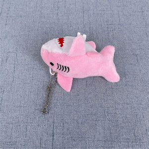 Planet Gates Pink NEW 3Colors , Size 8CM Stuffed Plush Shark Ocean Animal Plush Toy Doll , With Keychain Gift