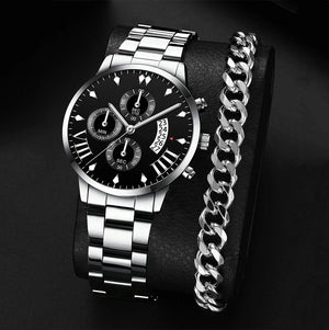 Planet Gates Pink New Hot Watches Fashion Men Stainless Steel Watch Luxury Calendar Quartz Wristwatch Business Watches Man Clock Relogio Masculino