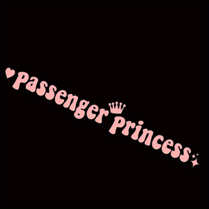 Planet Gates pink Passenger Princess Sticker Makeup Mirror Sticker For Car, Motorcycle, Door Bumper Hood And Other Beautiful Decorative Accessories